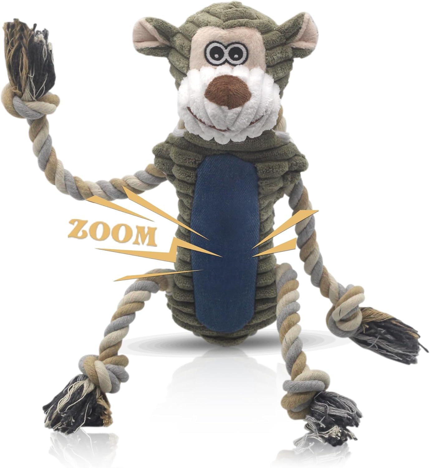 buypow-funny-plush-dog-chew-toys-squeaky-dog-toys-interactive-tug-of-war-puppy-toys-stuffed-dog-toys-for-small-medium-and-large-dogs-monkey