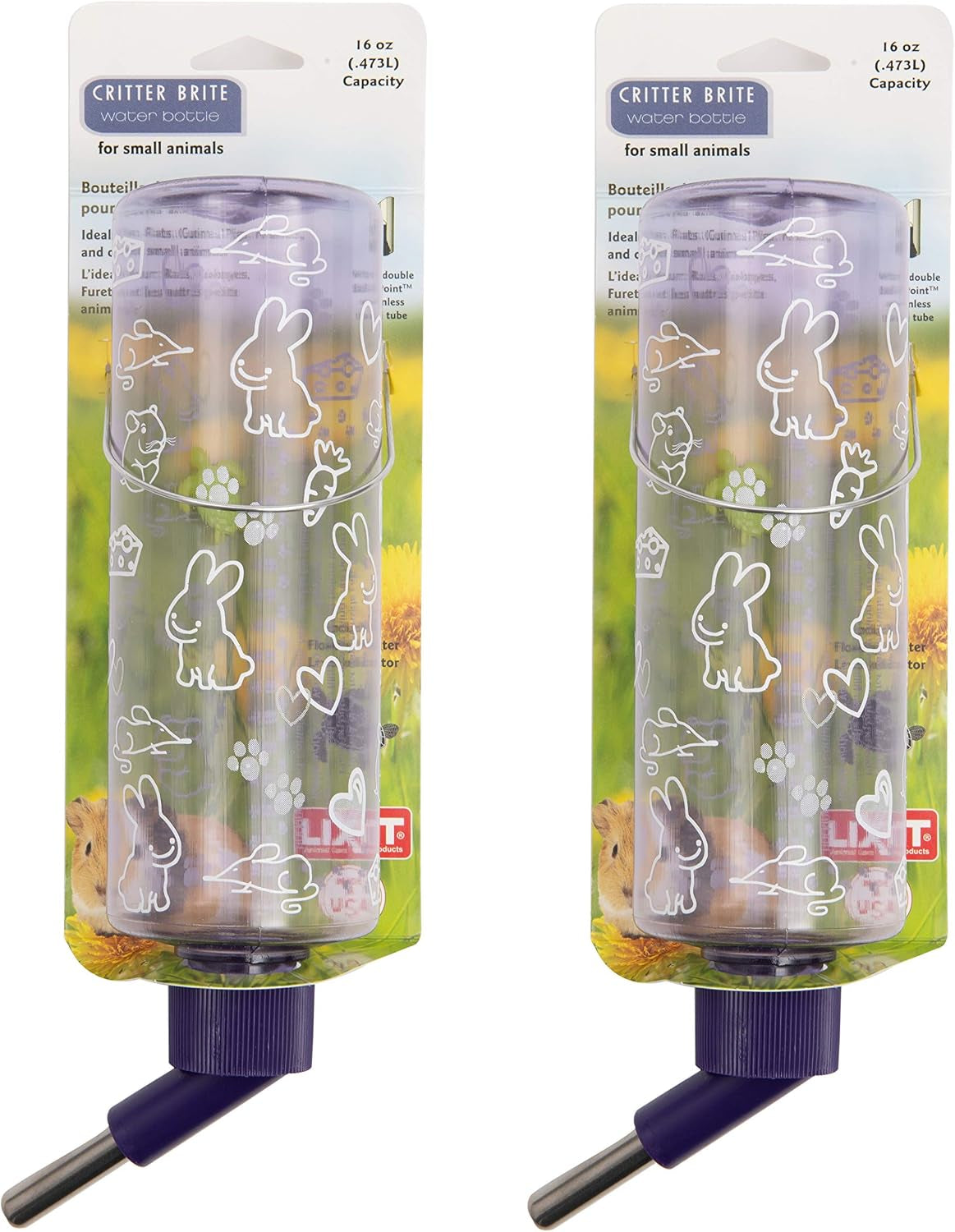 lixit-standard-cage-water-bottles-for-rabbits-ferrets-guinea-pigs-hamsters-rats-mice-and-other-small-animals-16-ounce-clear