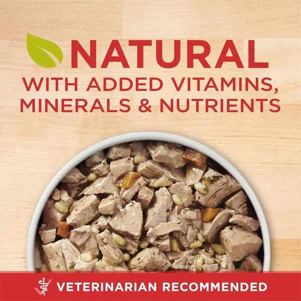 Purina ONE Natural High Protein Dog Food, Tender Cuts in Gravy Chicken and Brown Rice Entrée - 13 Ounce (Pack of 12)4