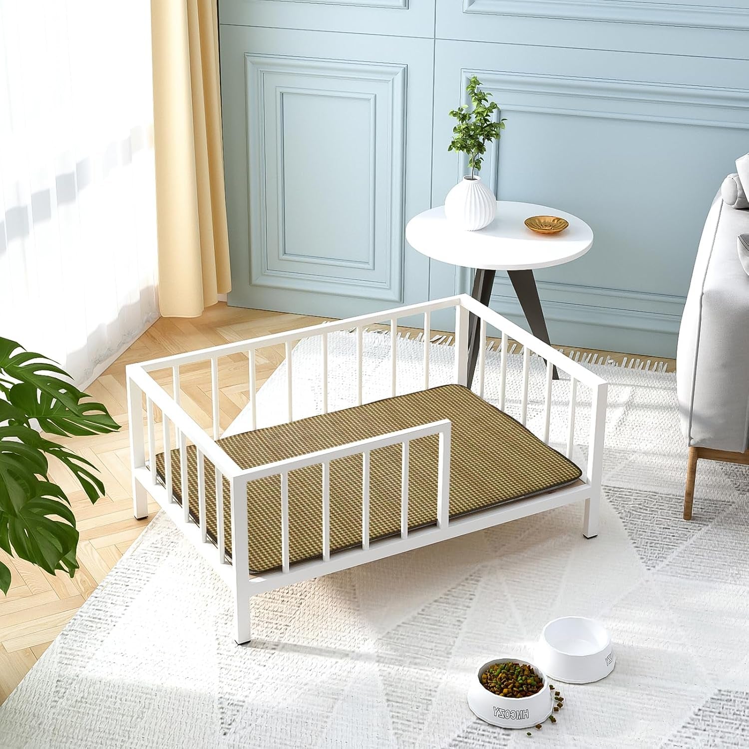 oschf-dog-bed-with-rails-elevated-pet-metal-bed-frame-with-solid-wood-board-and-washable-soft-mat-for-medium-dog-indoor-or-outdoor-use-25-2-x-37-8-white