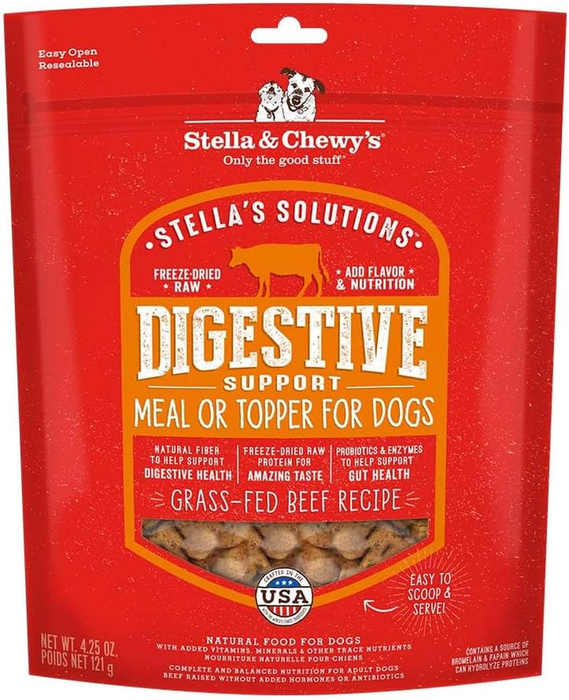 stella-chewys-stella-s-solutions-skin-coat-boost-grass-fed-lamb-wild-caught-salmon-dinner-morsels-freeze-dried-raw-protein-rich-grain-free-dog-food-4-25-oz-bag