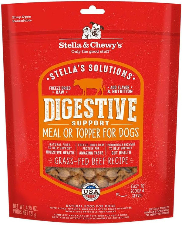 Stella & Chewy'S – Stella’S Solutions Skin & Coat Boost – Grass-Fed Lamb & Wild-Caught Salmon Dinner Morsels – Freeze-Dried Raw, Protein Rich, Grain Free Dog Food – 4.25 Oz Bag13