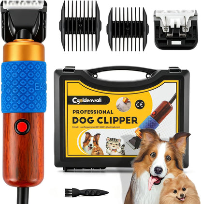Dog Shears Clippers for Grooming Sheep Shears for Dogs with Thick Hair | 200W Pet Clipper Kit with Spare Blade, Low Noise&Vibration for Cat Sheep Dog 110-240V1