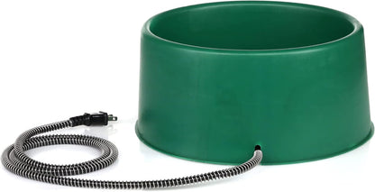 Farm Innovators Heated Pet Water Bowl, 60W Heated Water Dish - 1.5 Gallon Plastic Watering Station with Anti-Chew Cord Protector for Dogs & Cats8