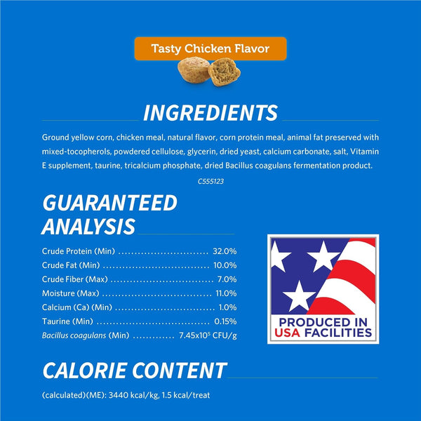 Purina Dentalife Made in USA Facilities Cat Dental Treats, Tasty Chicken Flavor - 19 Oz. Pouch5