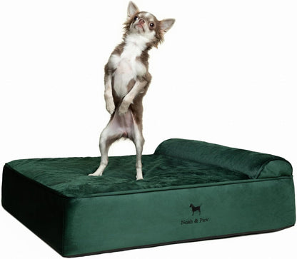 NOAH & PAW Large Dog Bed, 35X25X8.7 Inch, Orthopedic Dog Beds, Eggshell Memory Foam Infused with Cooling Gel, Water Resistant, Machine Washable, Includes Inner Cover (Velvet Collection)19
