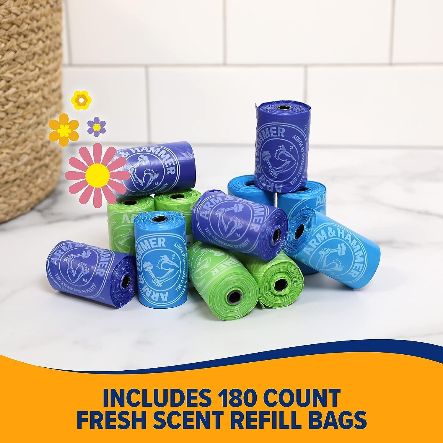 arm-hammer-easy-tear-disposable-dog-and-cat-waste-bags-with-activated-baking-soda-180-dog-poop-bags-9-x-14-inches