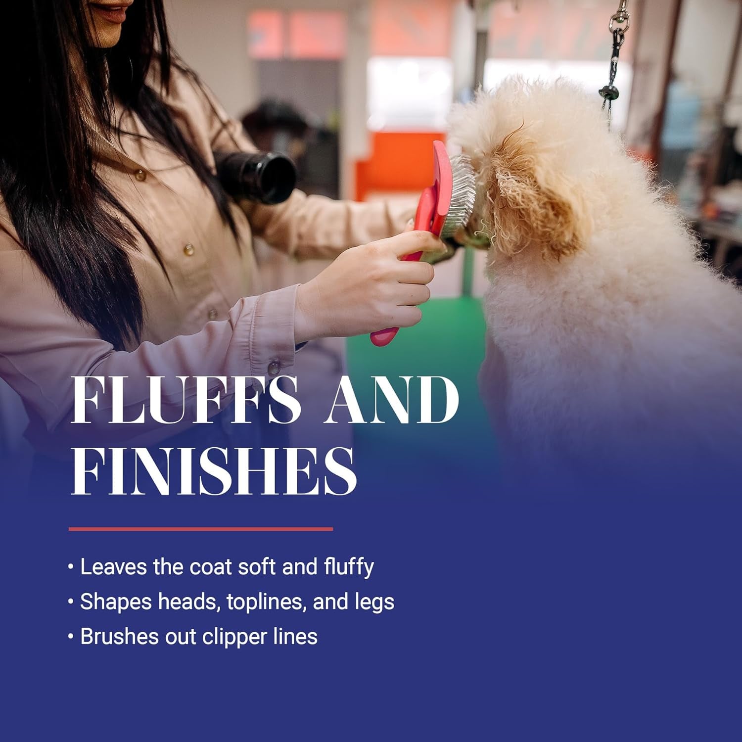 chris-christensen-big-g-dog-slicker-brush-for-dogs-goldendoodles-labradoodles-poodles-groom-like-a-professional-fluff-detangle-style-saves-time-energy-coral-large
