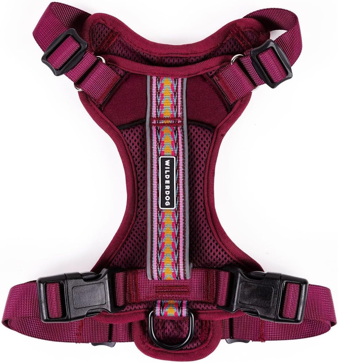 wilderdog-lightweight-dog-harness-with-reflective-straps-medium-huckleberry