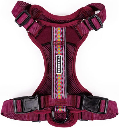 Wilderdog Lightweight Dog Harness with Reflective Straps - Medium - Huckleberry1