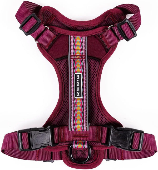 Wilderdog Lightweight Dog Harness with Reflective Straps - Medium - Huckleberry1