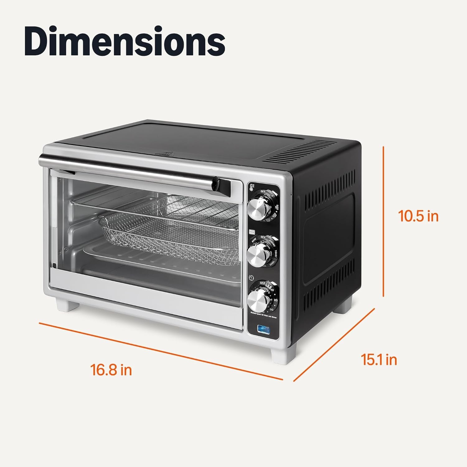 6-slice-23-qt-toaster-oven-with-built-in-air-fryer-7-in-1-cooking-options-60-min-timer-adjustable-temperature-200-f-450-f-with-accessories-1500w-stainless-steel-silver-gray
