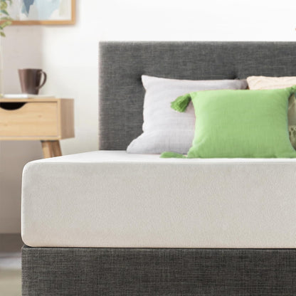 Full Mattress 6 Inch Bed-In-A-Box, Green Tea Memory Foam White1