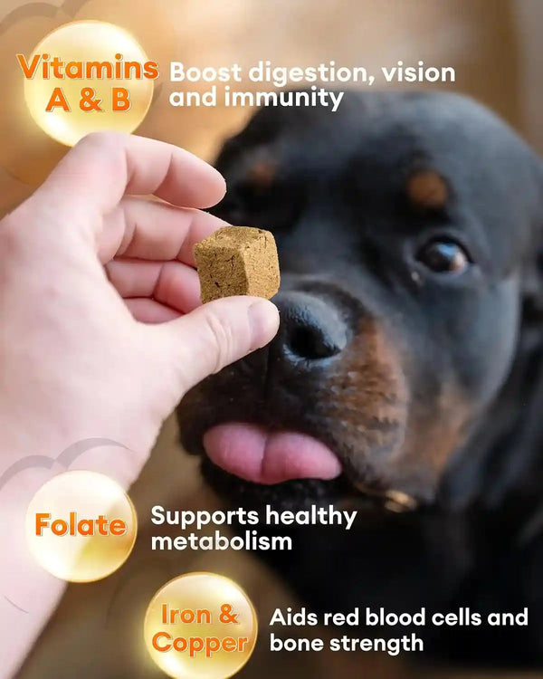 3-In-1 Freeze-Dried Mixed Liver Treats for Dogs & Cats, 17.63 Oz, Beef Liver, Chicken Liver & Chicken, Single-Ingredient Proteins, Meal Topper, Resealable Bag5