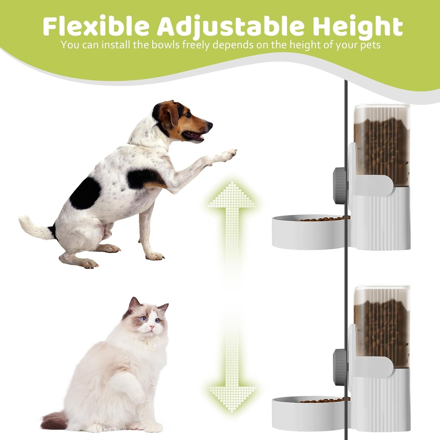 hanging-cage-automatic-small-pet-food-bowl-water-bottle-dispenser-1l-auto-gravity-pet-feeder-and-waterer-set-kennel-feeding-station-crate-feeder-dish-for-rabbit-puppy-cats-ferret-grey