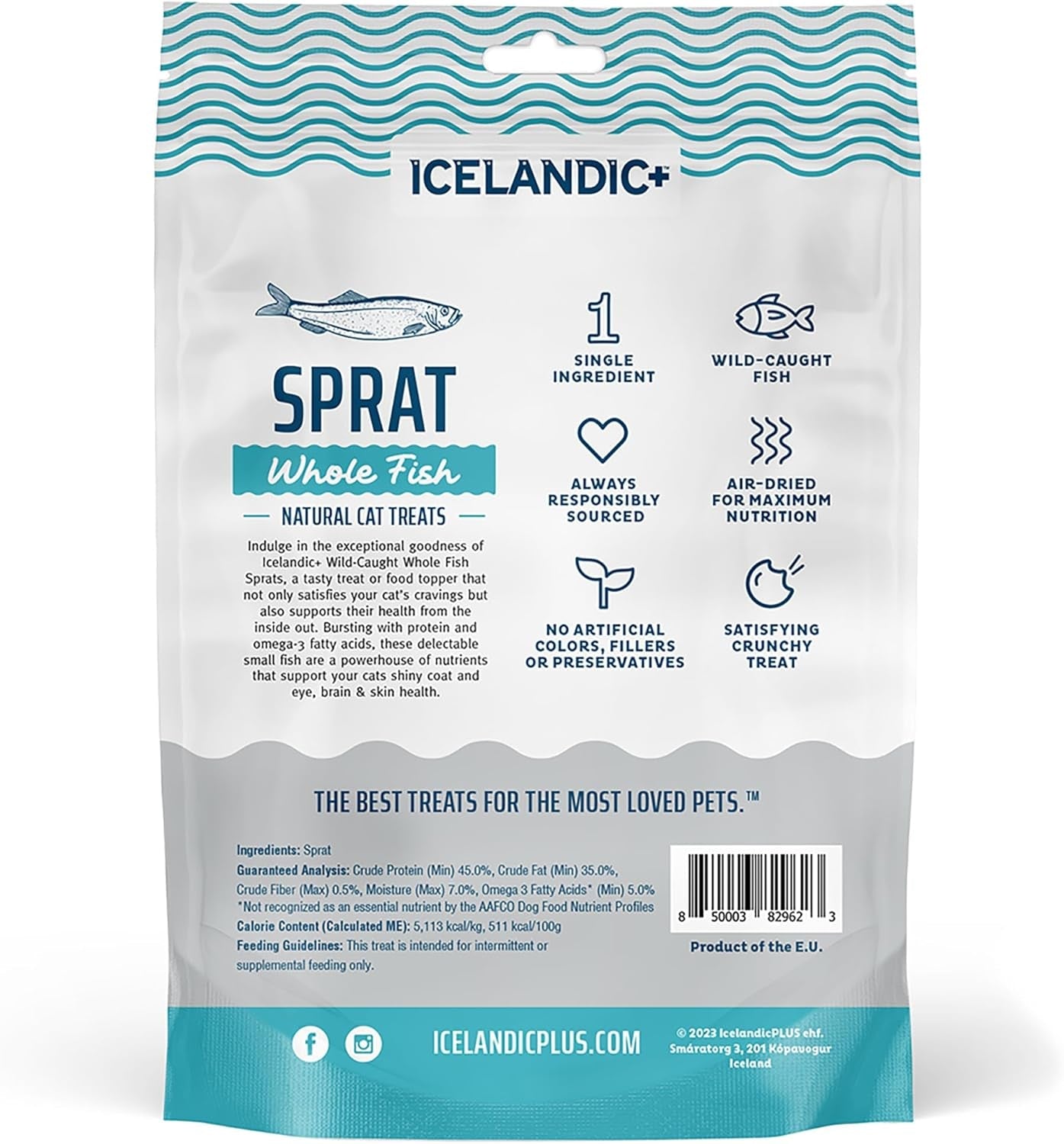 icelandic-whole-sprat-cat-treats-0-85-oz-wild-caught-crunchy-fish-snacks-single-ingredient-air-dried-2-5-3-fish-high-protein-omega-3-for-skin-coat-health-no-additives-or-fillers