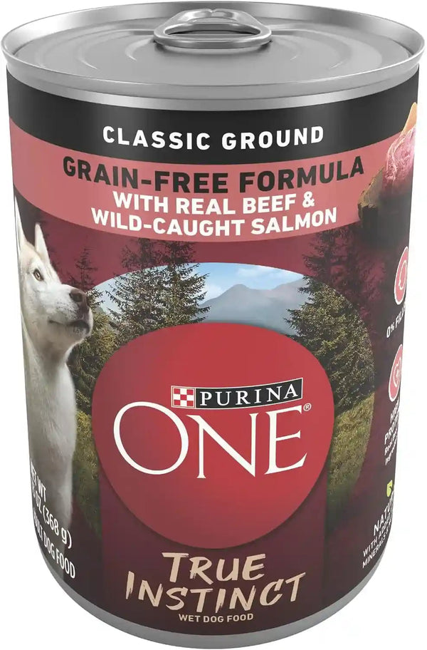 Purina ONE Classic Ground Chicken and Brown Rice Entree Adult Wet Dog Food - (Pack of 12) 13 Oz. Cans18
