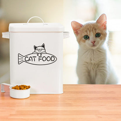 Vumdua Dog and Cat Food Storage Container, Farmhouse Pet Food Containers with Lid and Dry Food Scoop, Durable Airtight Great Gift for Pet Owners7
