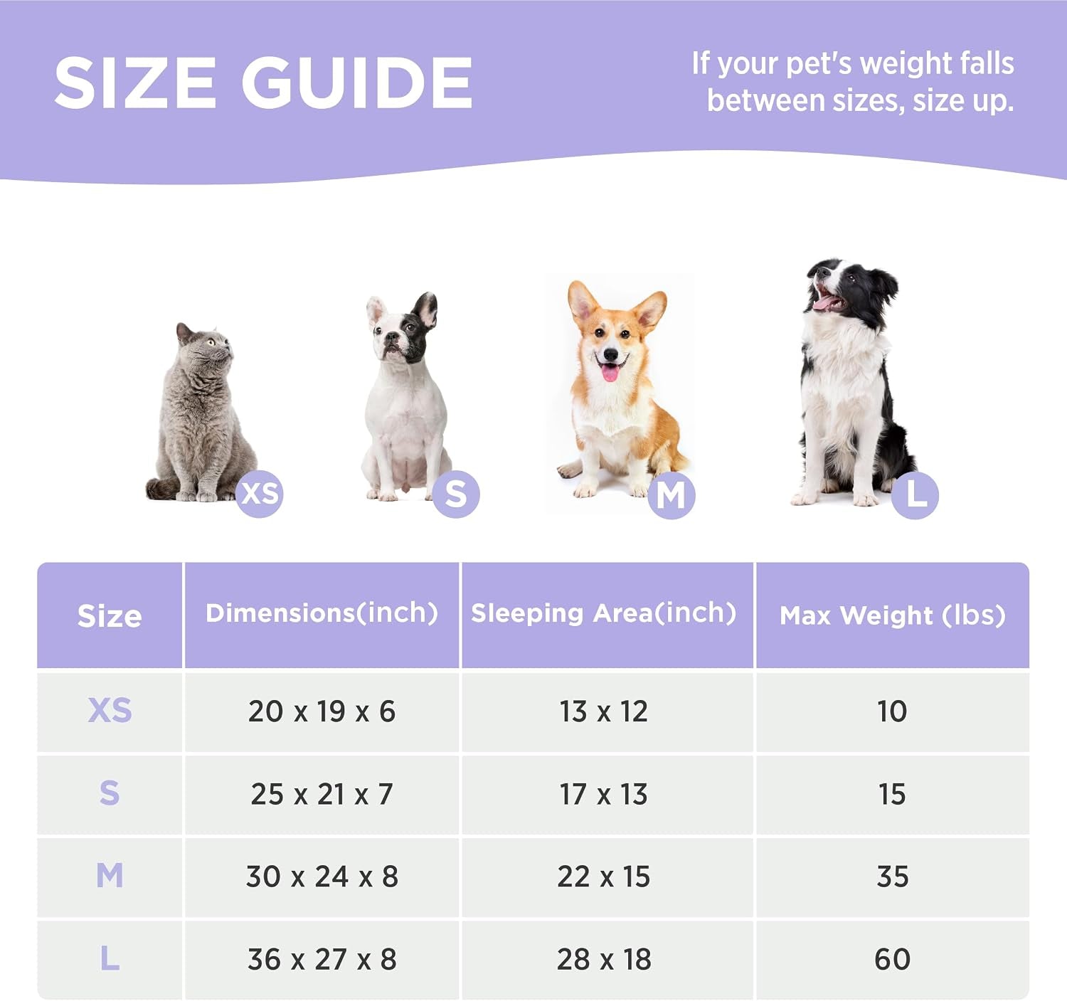 le-sure-cute-dog-bed-for-small-dogs-jacquard-washable-puppy-beds-25x21x7in-rectangle-pet-bed-comfy-orthopedic-pet-sofa-for-home-decor-anti-slip-bottom-up-to-15lbs-cozy-clouds-blue