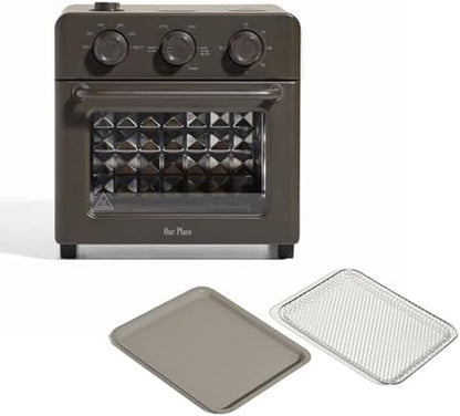Our Place Wonder Oven & Essentials Kit, 3-Piece Oven, Pan & Air Fry Basket | 6-In-1 Air Fryer Toaster Oven, Steam Infusion, Convection Cooking, Extra Bake Pan and Air Fryer Basket, Pfas-Free, Nonstick1