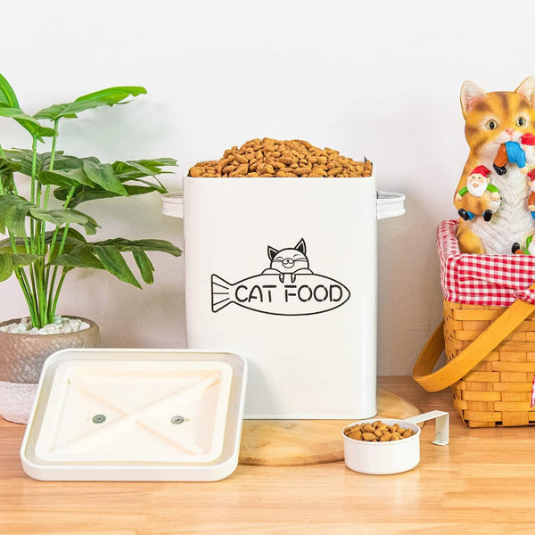 Vumdua Dog and Cat Food Storage Container, Farmhouse Pet Food Containers with Lid and Dry Food Scoop, Durable Airtight Great Gift for Pet Owners4