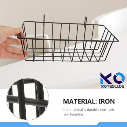 Hay Feeder for Rabbit, Guinea Pig, Bunny, Chinchilla, Heavy-Duty Metal Frame Hay Feeder, Small Animal Basket with Hook Metal Grass Holder Black4