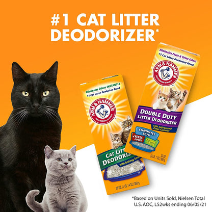 Arm & Hammer Cat Litter Deodorizer, with Baking Soda, 30 Oz2