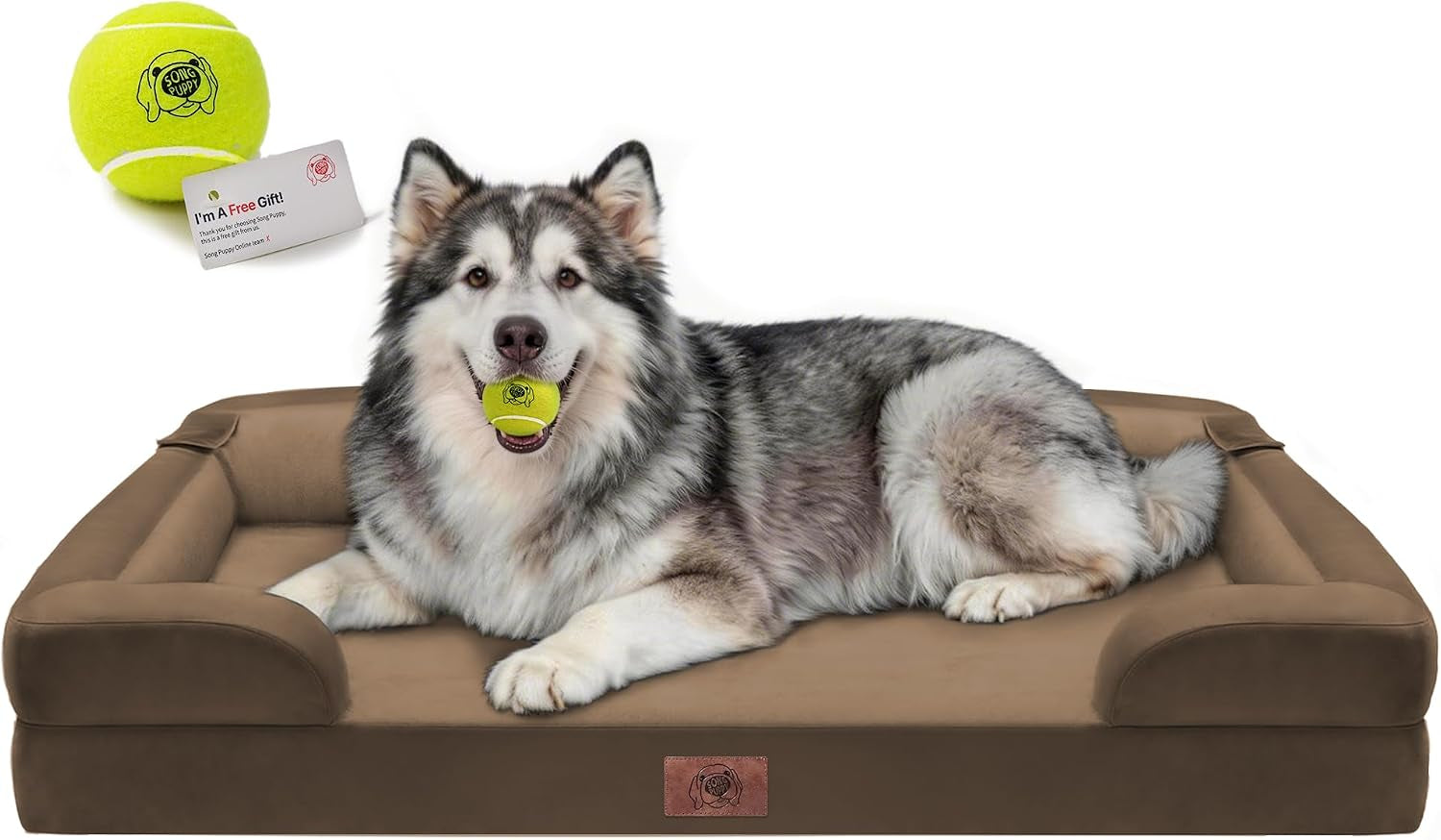 waterproof-orthopedic-dog-bed-for-extra-large-sized-dogs-memory-foam-pet-bed-sofa-with-bolster-dog-couch-with-washable-cover-non-slip-bottom-42x30-inch-grey