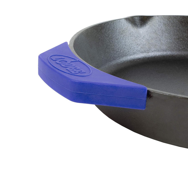 Cast Iron Serving Pot Cast Iron Double Dutch Oven, 5-Quart & ASAHH31 Silicone Assist Handle Holder, Blue, 5.5" X 2", Pack of 17