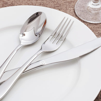 20-Piece Silverware Set for 4,18/10 Stainless Steel | Mirror Polished, Dishwasher Safe , for Home, Restaurant, Wedding and Party Use5