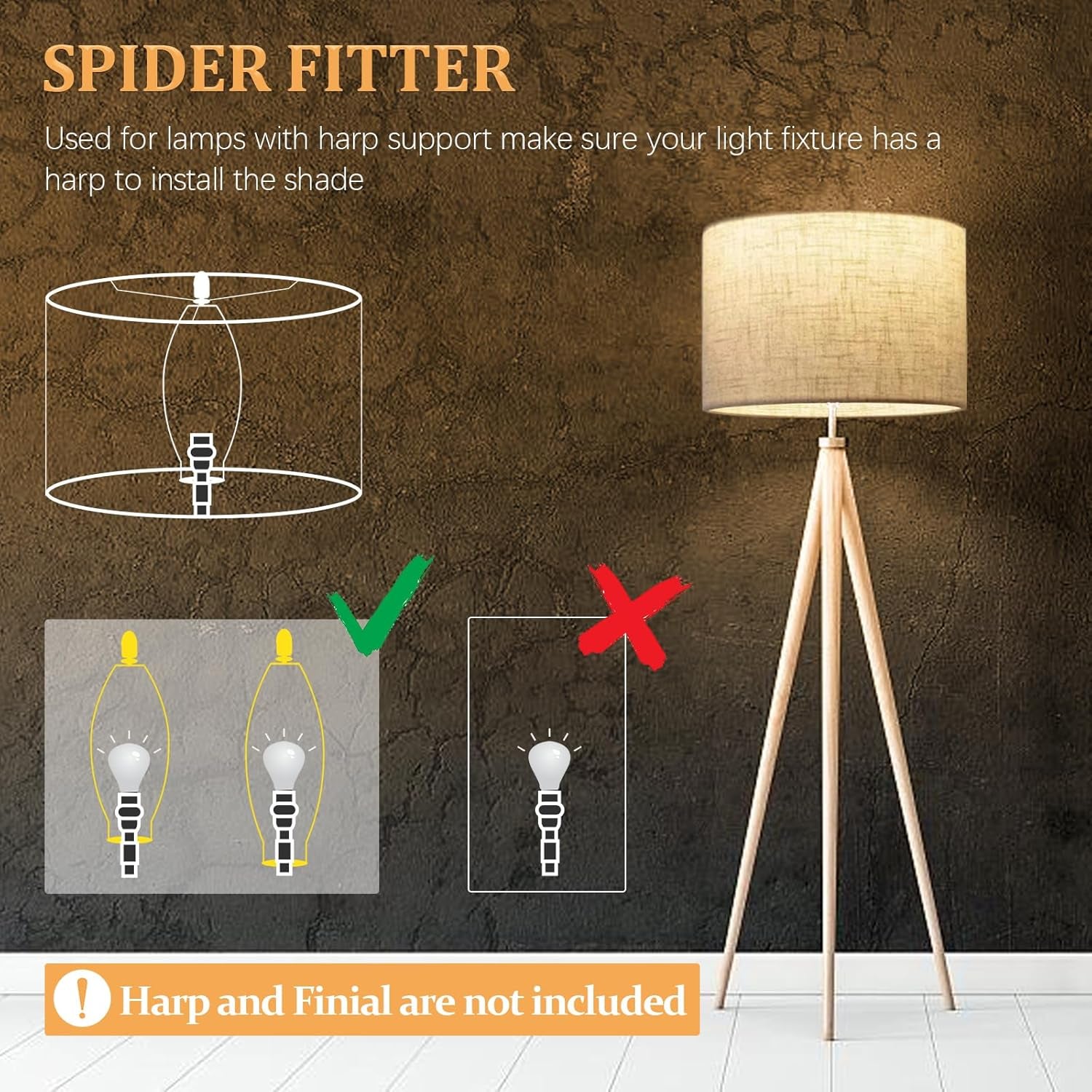 lamp-shade-for-table-lamps-drum-lampshade-for-floor-lamps-13-top-x-13-bottom-x-10-high-large-lamp-shade-beige-modern-fabric-lampshade-easy-assembly-replacement-lamp-shade-spider-fitter