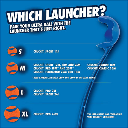 Chuckit! Pro 26L Dog Ball Launcher, 26" Length, Includes Large Ball (3") for Dogs 60-100 Pounds5