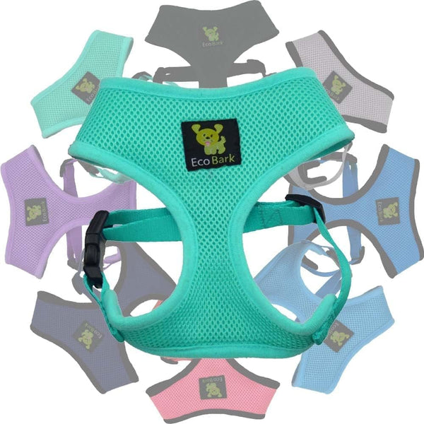 Ecobark Dog Harness, Soft Mesh over the Head Vest Harness, Red, Small | Luxurious Eco Friendly No Pull & No Choke Design, Padded Breathable Body Halter, anti Rub, for Puppy, Toy & Small Breeds9