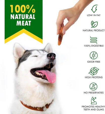Beloved Pets Sweet Potato Dog Treats & Healthy Chicken Chews 10.6 Oz - Puppy Snacks & Soft Bones for Large, Medium & Small Breeds - Natural Dog Food & Grain-Free, Rawhide-Free Training Jerky Wraps3