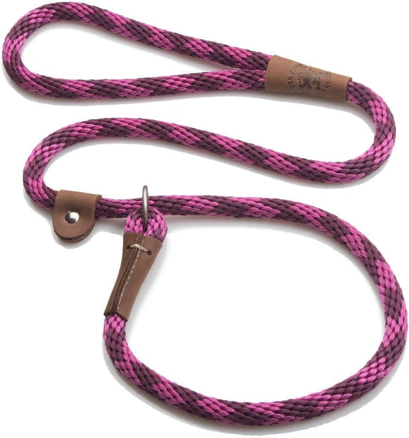 mendota-pet-slip-leash-dog-lead-and-collar-combo-made-in-the-usa-mocha-3-8-in-x-6-ft-for-small-medium-breeds