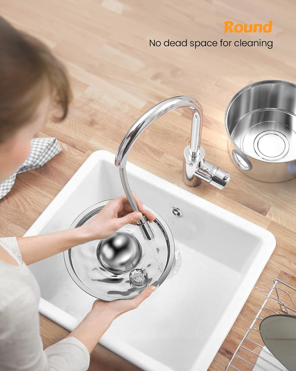 AONBOY Cat Water Fountain Stainless Steel, 108Oz/3.2L Cat Fountain, Pet Water Fountain with Water Level Window, Hemispherical Shape, Multi-Filter, Silent Pump, Water Tap, Provides Flowing Water7