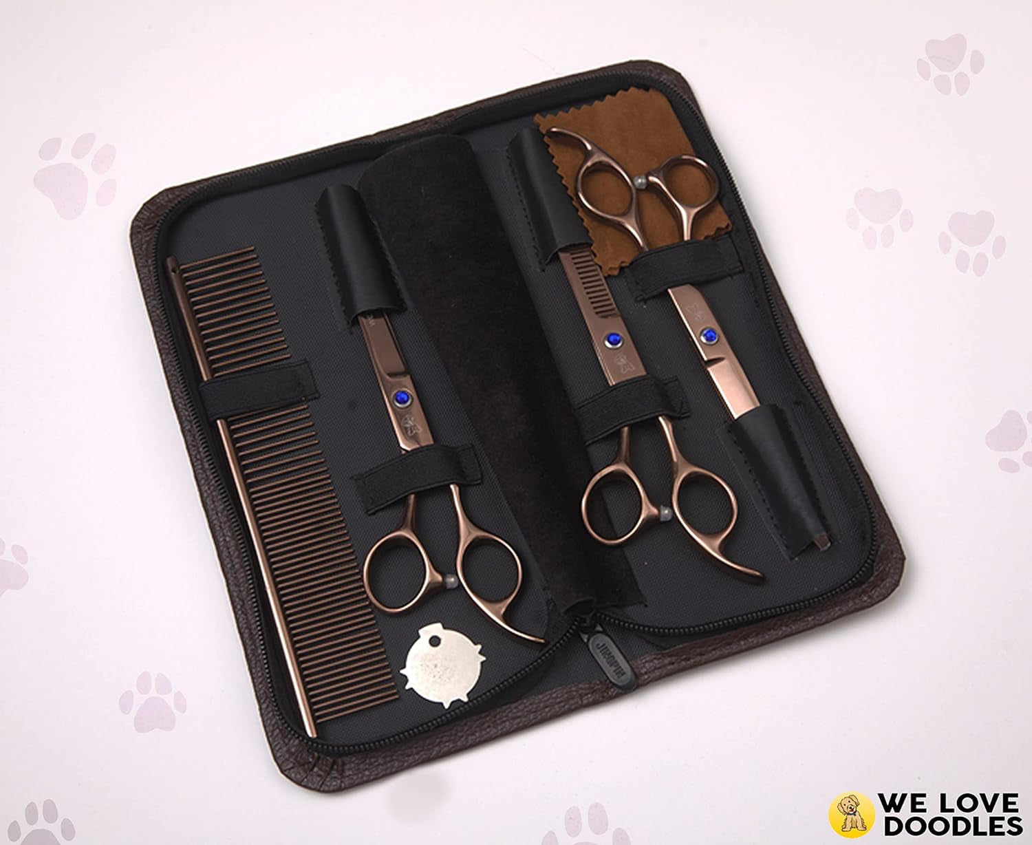 dog-grooming-scissors-kit-4-pieces-curved-straight-thinning-shears-set-professional-dog-grooming-shears-for-at-home-doodle-poodle-hair-pet-face-paw-scissors-for-goldendoodle-stainless-steel