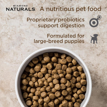 Diamond Naturals Large Breed Puppy Dry Dog Food, Lamb & Rice, 40Lb | Puppy, Adult & Senior Dogs | Nutrient Levels to Fuel Larger Growing Bodies | DHA for Proper Brain & Vision Development3