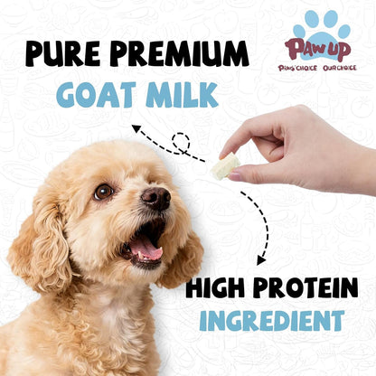 PAWUP Freeze Dried Dog Treats, Goat Milk Yogurt Flavor, 2.8 Oz | Gentle Goat Milk Dog Snacks, for Sensitive Stomachs, for Puppies2