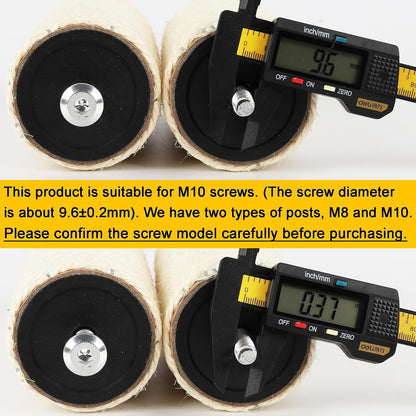 2.9In 7.4Cm Diameter Cat Scratching Post Replacement Sisal Pole Parts for Cat Tower (M10, 30Cm/11.8In)5