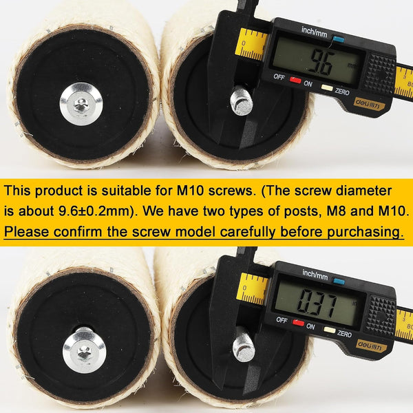2.9In 7.4Cm Diameter Cat Scratching Post Replacement Sisal Pole Parts for Cat Tower (M10, 30Cm/11.8In)5