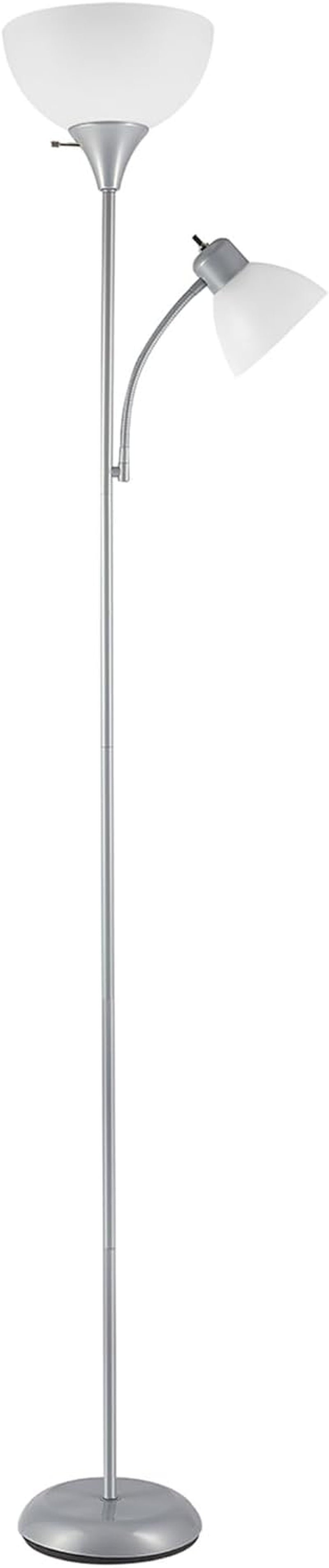 67134-72-torchiere-floor-lamp-and-adjustable-reading-light-silver-frosted-shade-dual-rotary-switch-3-step-dimming-modern-lighting-for-living-room-or-office-timeless