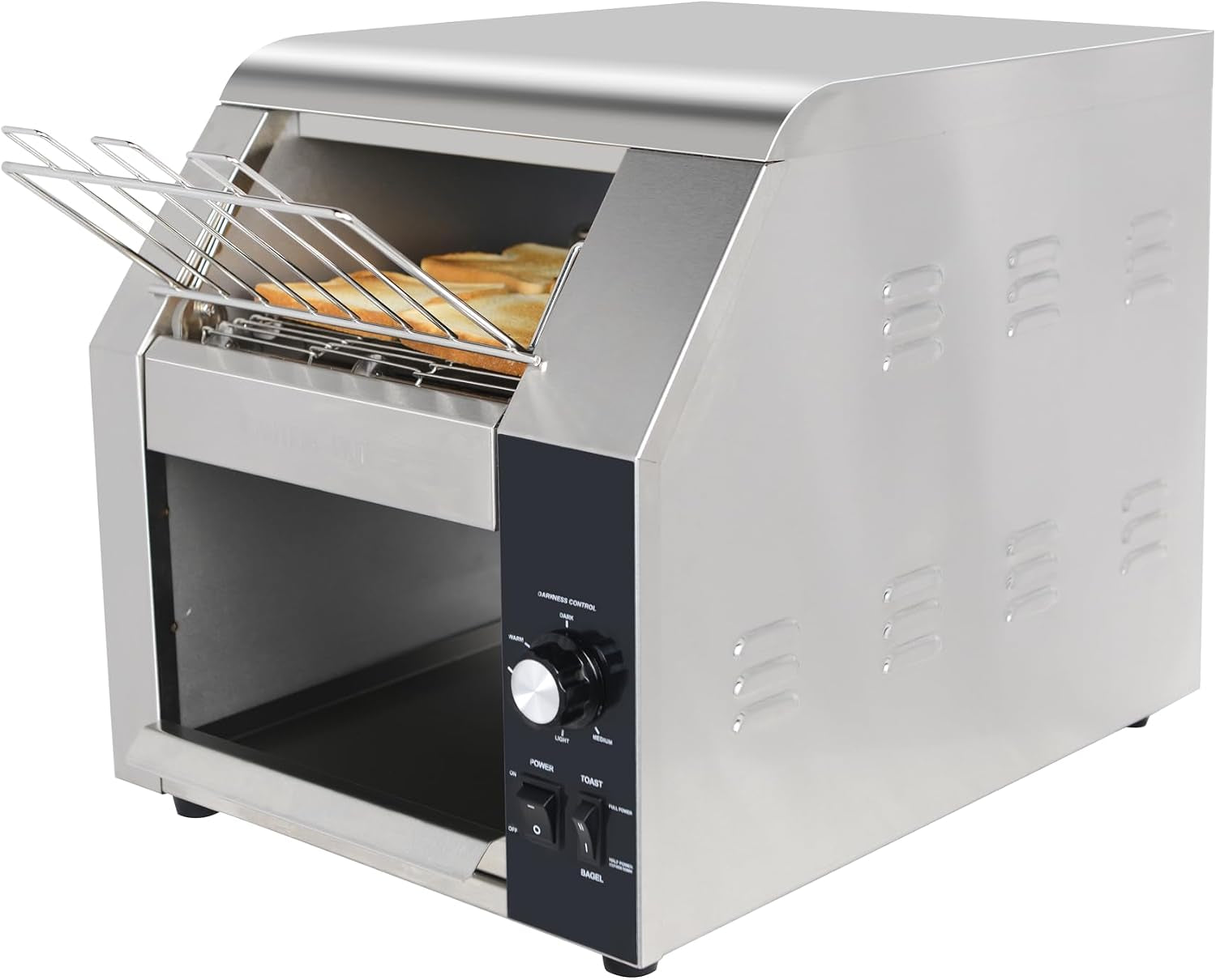 hakka-commercial-conveyor-toaster-450-slices-hour-heavy-duty-conveyor-toaster-stainless-steel-toaster-oven-electric-restaurant-toaster-with-3-opening-for-toast-bun-bagel-bread-120v-1800w