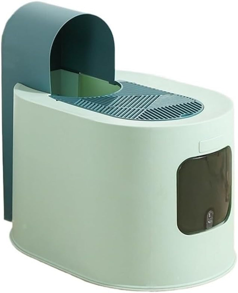 pet-supplies-large-hooded-cat-litter-box-with-lid-anti-splash-easy-clean-traybrown