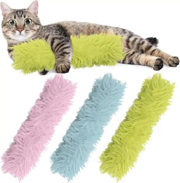 3 Pack Catnip Toys,Soft and Durable Cat Pillows Toys, Funny Cat Toy | Crinkle Sound Catnip Toys,Indoor Interactive Cat Kicker Toy, Companion Toys for Cats, Cat Toys for Indoor Cats (Gray Set)9