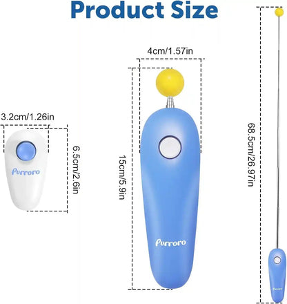 Cat Training Clicker Kit – Includes Finger Clicker and Target Stick – Perfect for Positive Reinforcement, Behavior & Obedience Training Indoors & Outdoors – Suitable for Dogs, Birds & Small Pets2