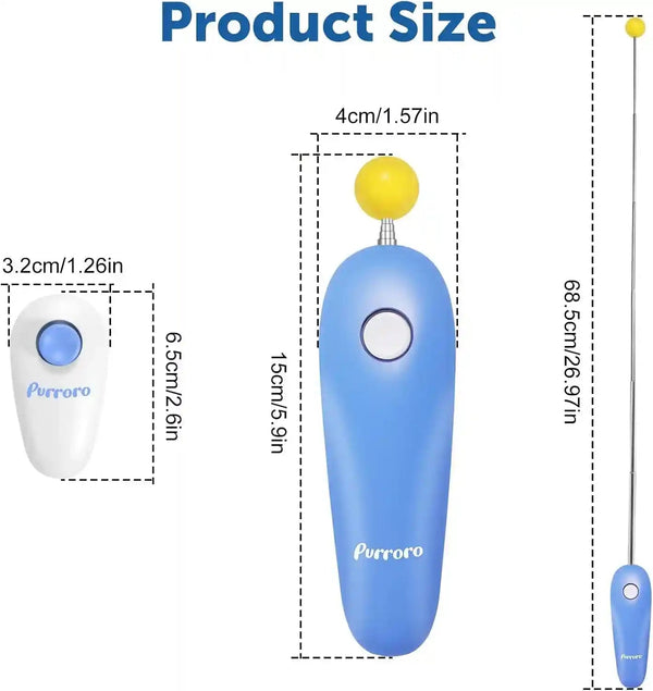 Cat Training Clicker Kit – Includes Finger Clicker and Target Stick – Perfect for Positive Reinforcement, Behavior & Obedience Training Indoors & Outdoors – Suitable for Dogs, Birds & Small Pets2