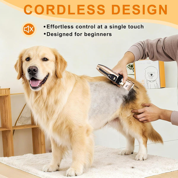 Dog Clippers for Grooming, Low Noise, Electric Quiet, Adjustable Clipper Comb for Dog Grooming Kit, Cat Supplies Pet Hair Clippers Grooming Kit for Dogs at Home3