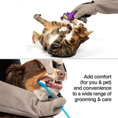 Petfusion Multipurpose Pet Grooming Gloves Great for Trips to Vet and Bathing, Puncture, Scratch & Water Resistant6