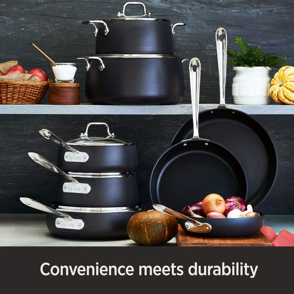 All-Clad HA1 Hard Anodized Nonstick Chef'S Pan,12 Inch Induction Oven Broiler Safe 500F, Lid Safe 350F Pots and Pans, Cookware Black2